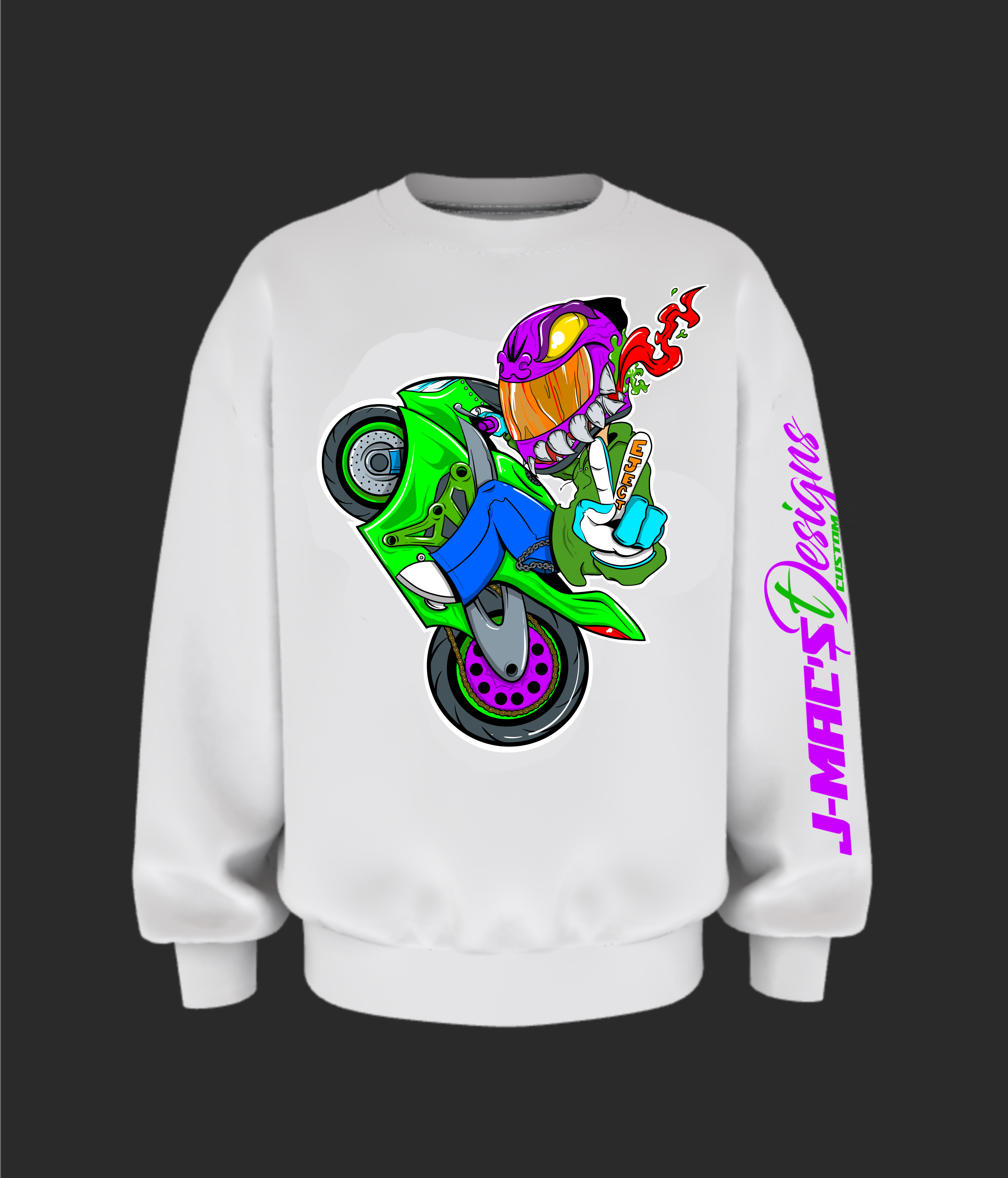 Wheelie King Moto Sweatshirt