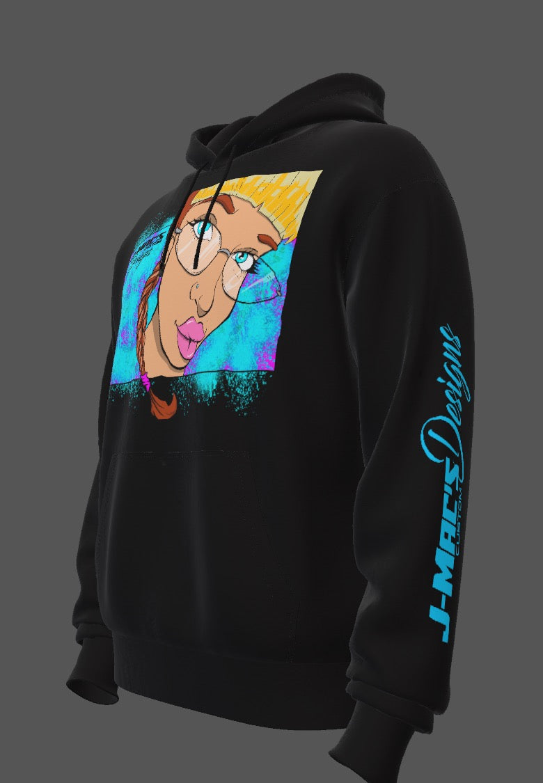 Beautiful Pop Art Illustration Hoodie