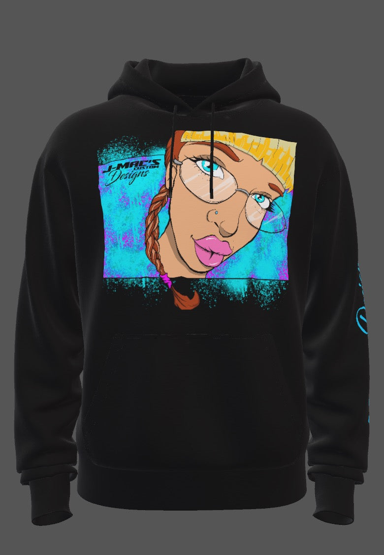 Beautiful Pop Art Illustration Hoodie