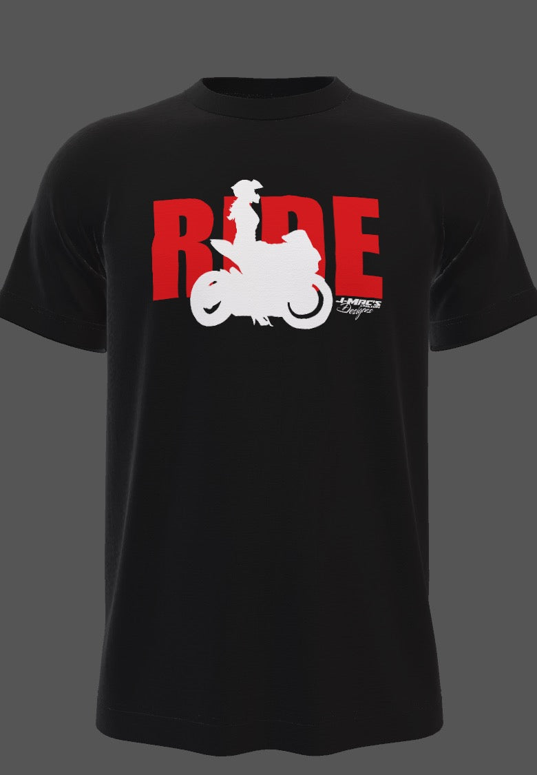 Ride Silhouette Moto Tee