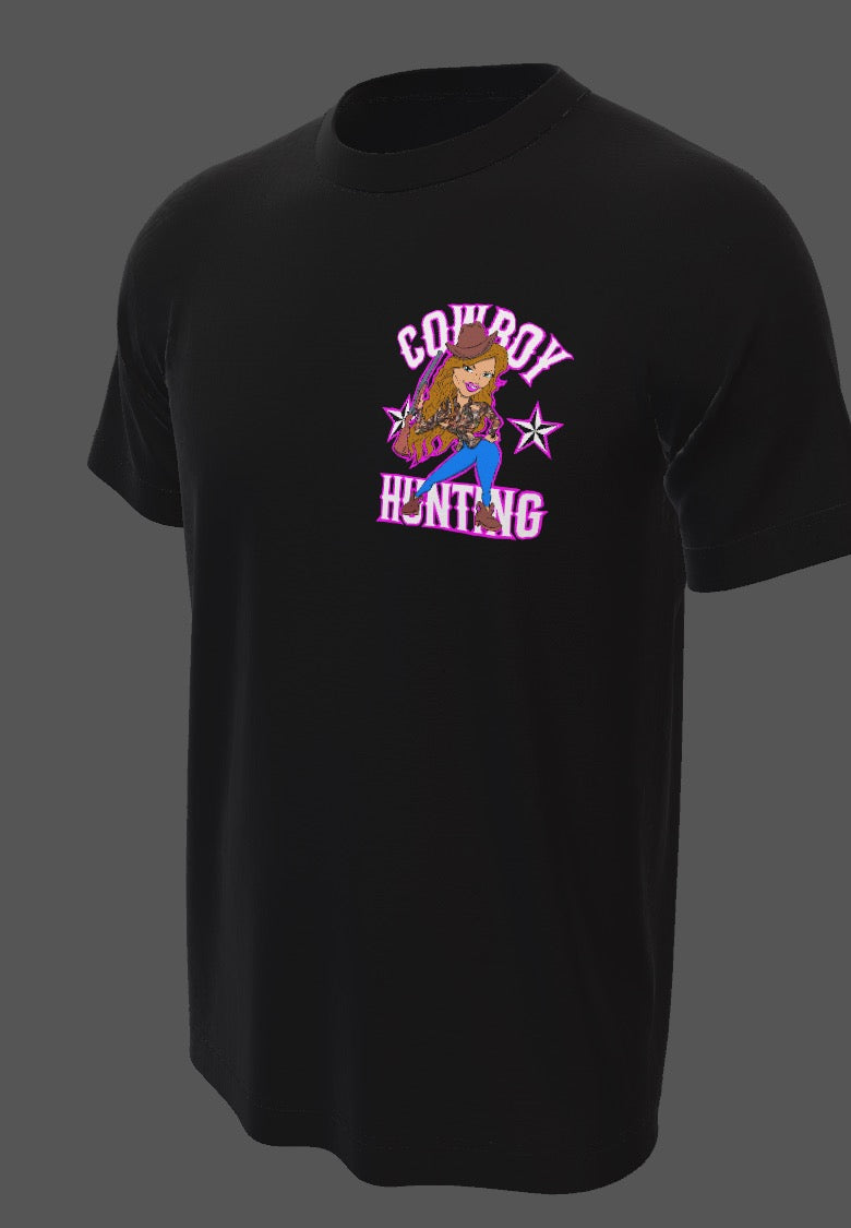 Cowboy Hunting Illustration Tee