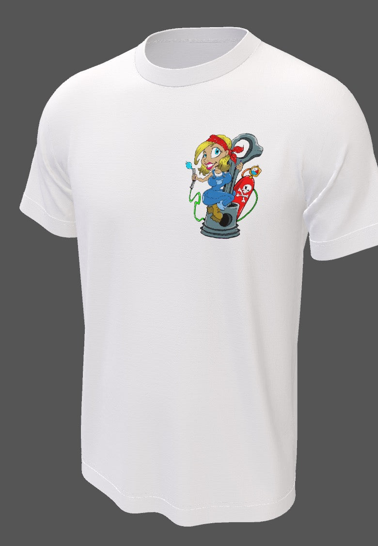 Welder Girl Illustration Tee