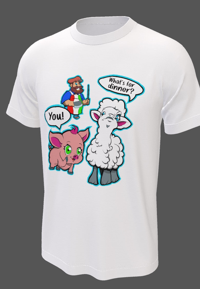 What's For Dinner Illustration Tee