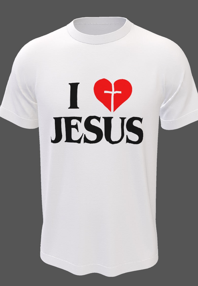 I Love Jesus Faith Tee (Light)