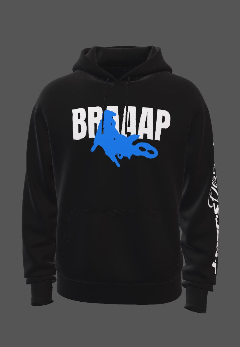 Braaap Blue Moto Hoodie