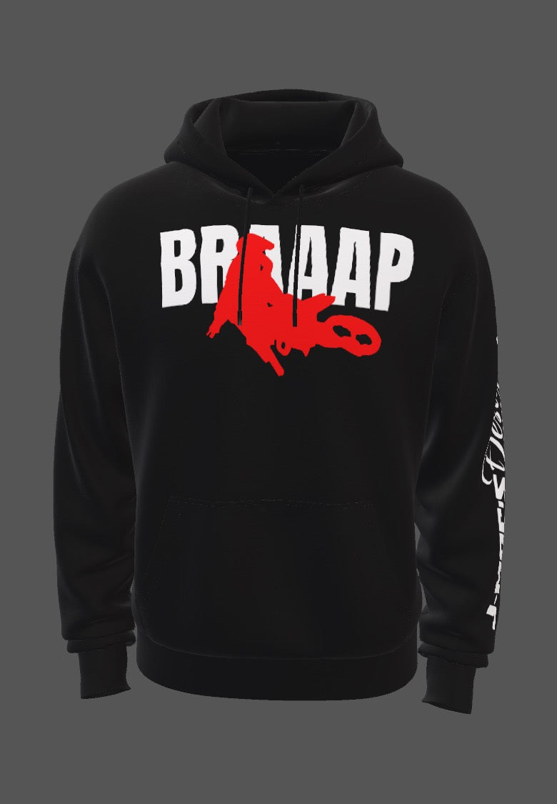Braaap Red Moto Hoodie