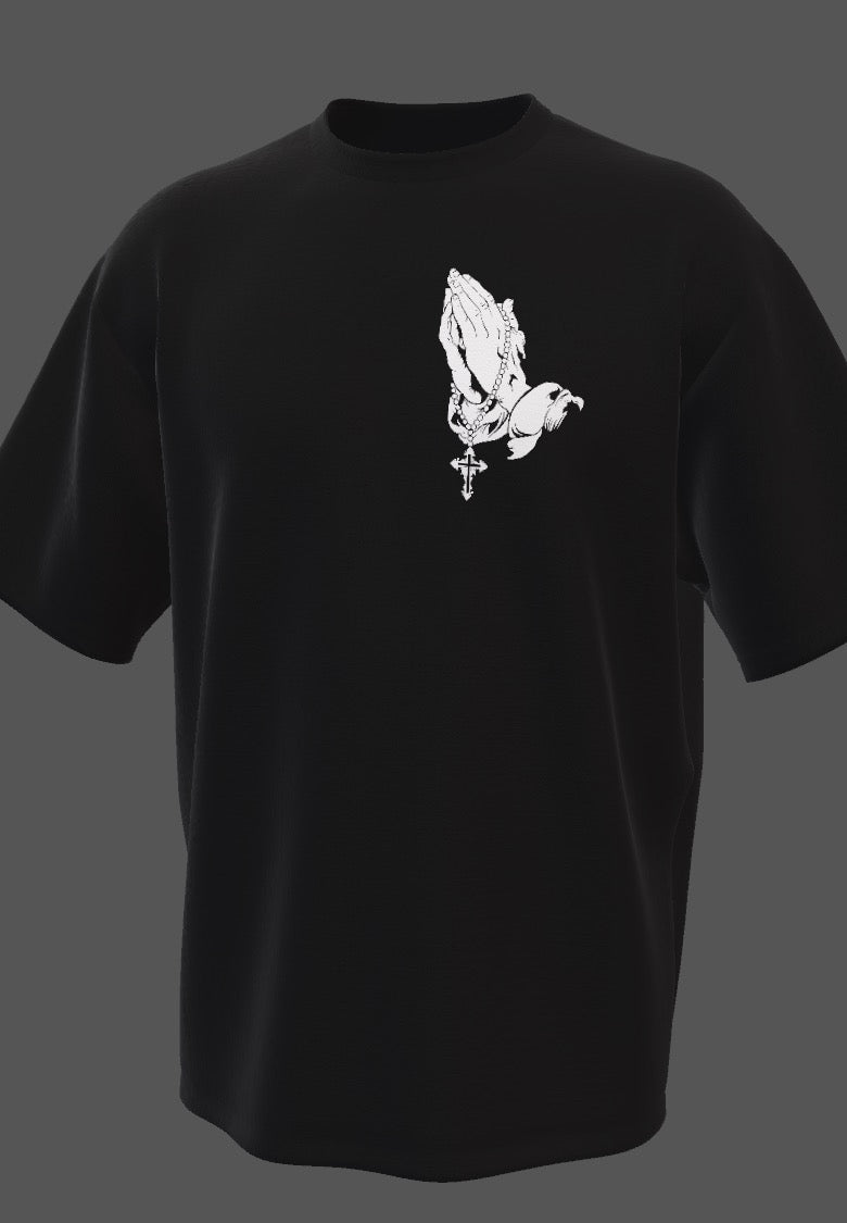 Praying Hands Oversized Tee