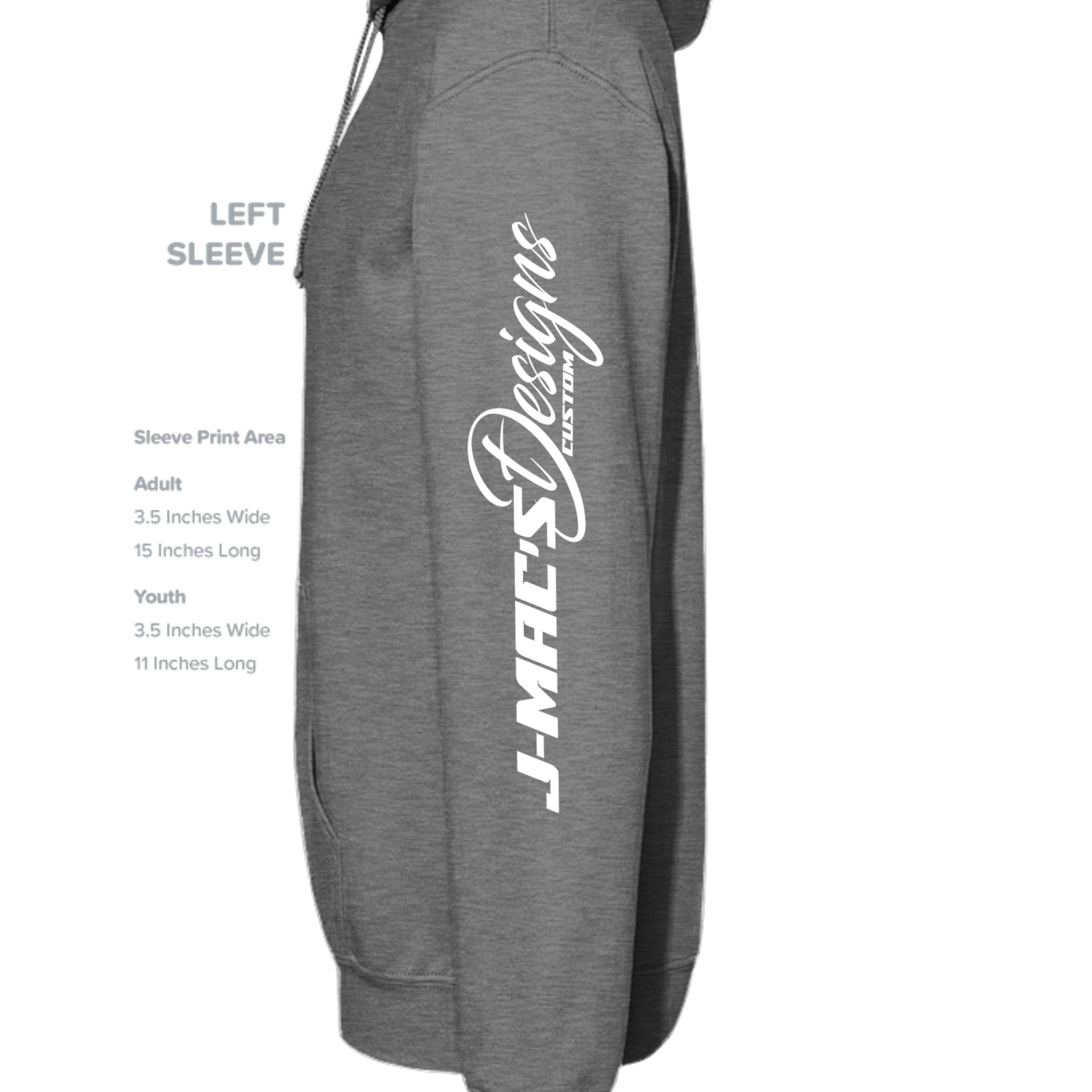 GRAPHITE HEATHER - G185 - SLEEVE_LEFT