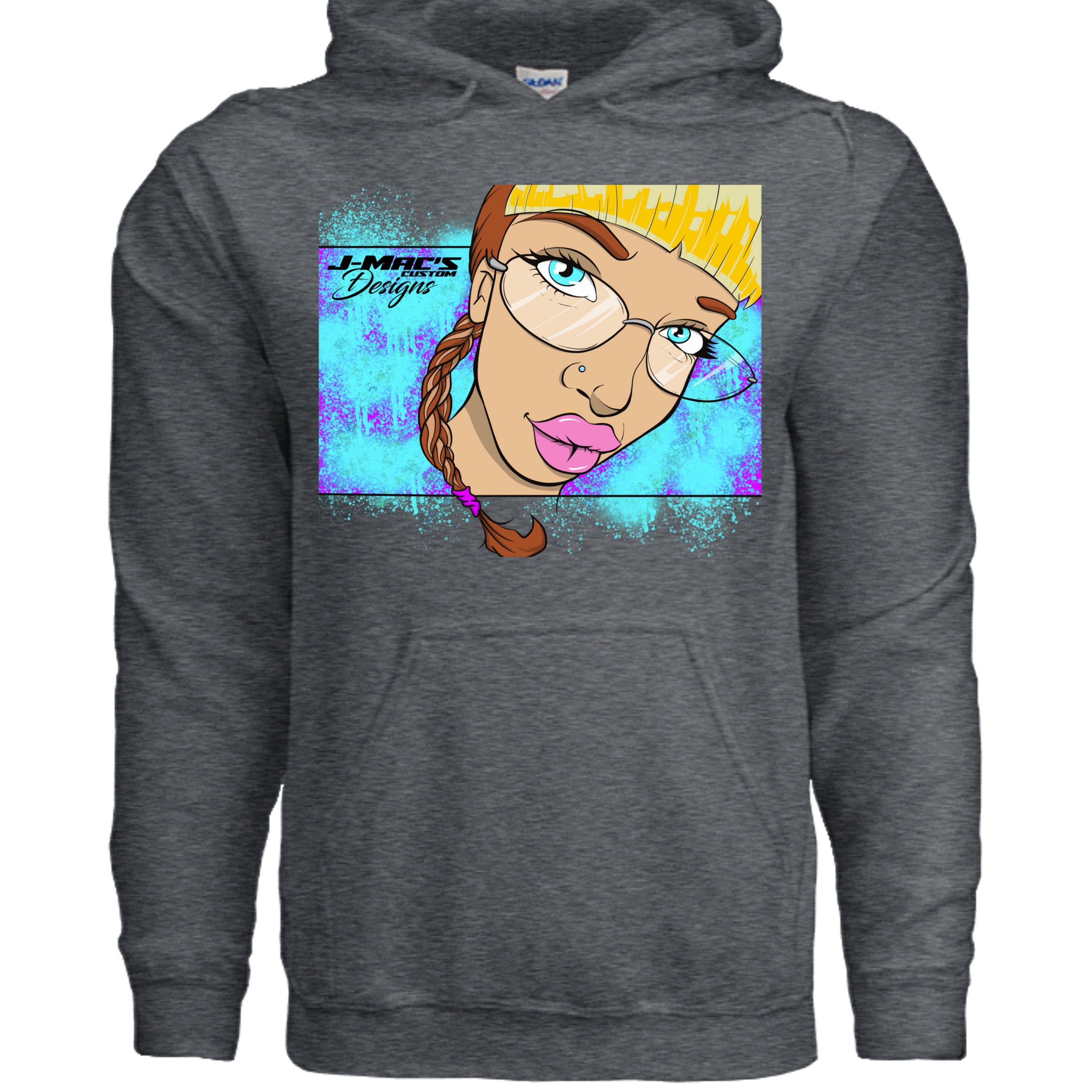 DARK HEATHER - G185 - FRONT