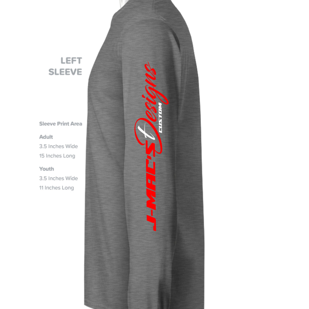 GRAPHITE HEATHER - G180 - SLEEVE_LEFT