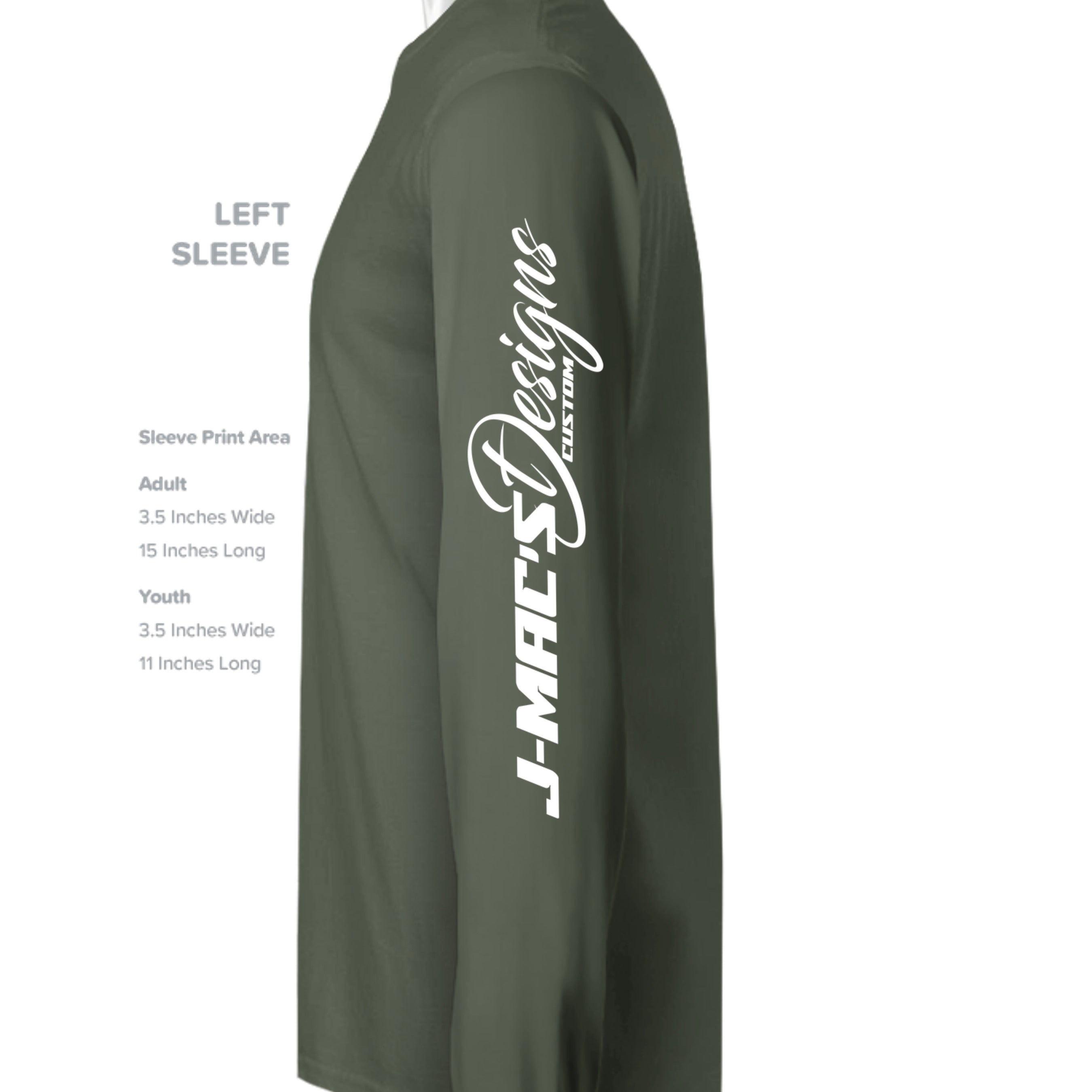 MILITARY GREEN - G180 - SLEEVE_LEFT
