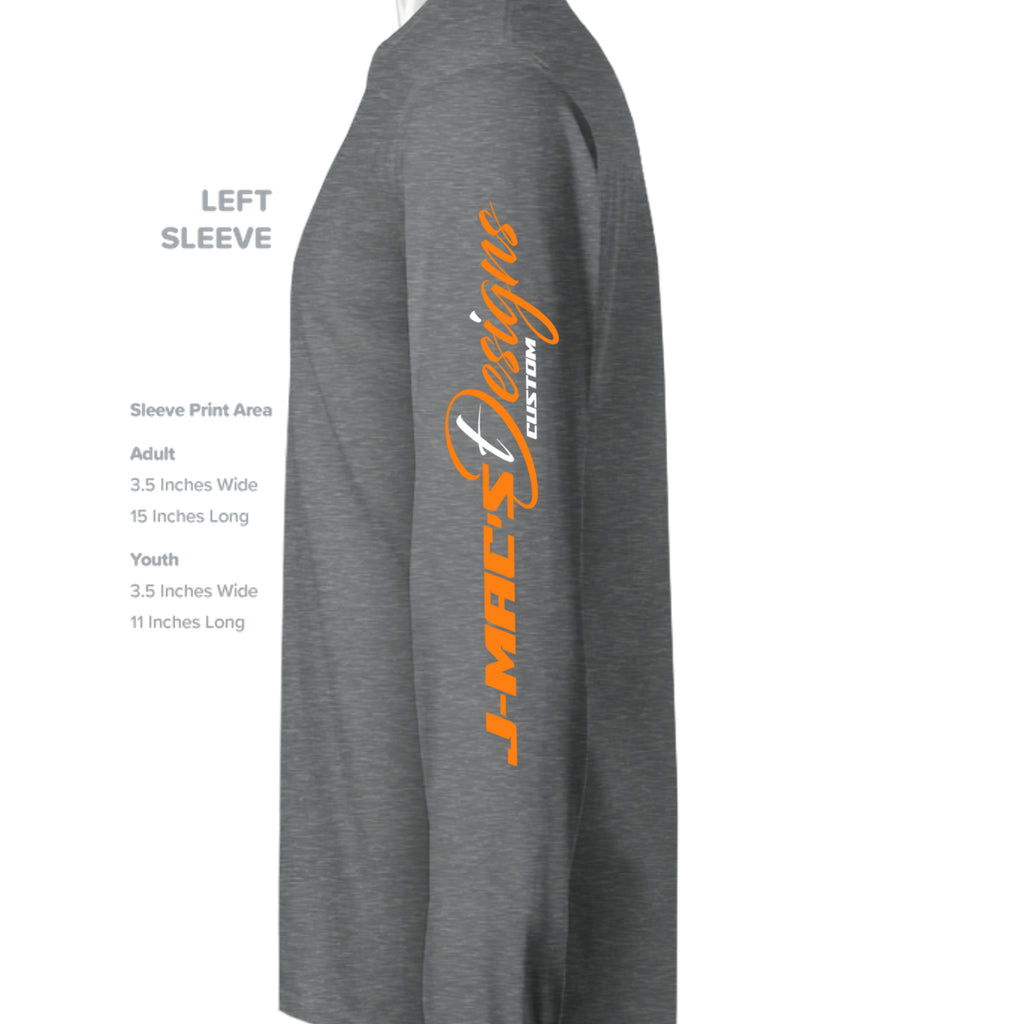 Fan Charcoal Heather - G180 - SLEEVE_LEFT