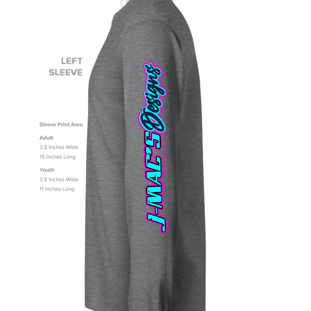 Fan Charcoal Heather - G180 - SLEEVE_LEFT